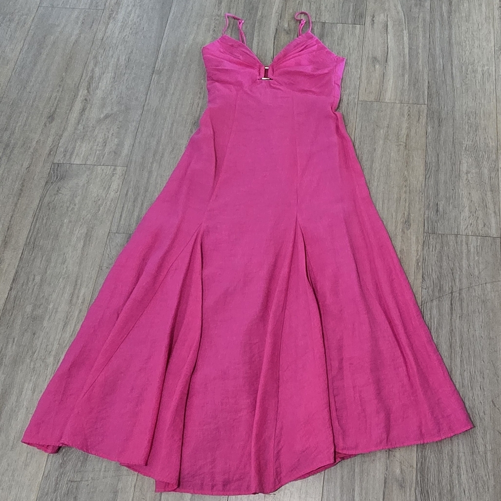 Hello Molly Unspoken Desire Maxi Dress - Hot Pink - Size Medium - Picture 4 of 12